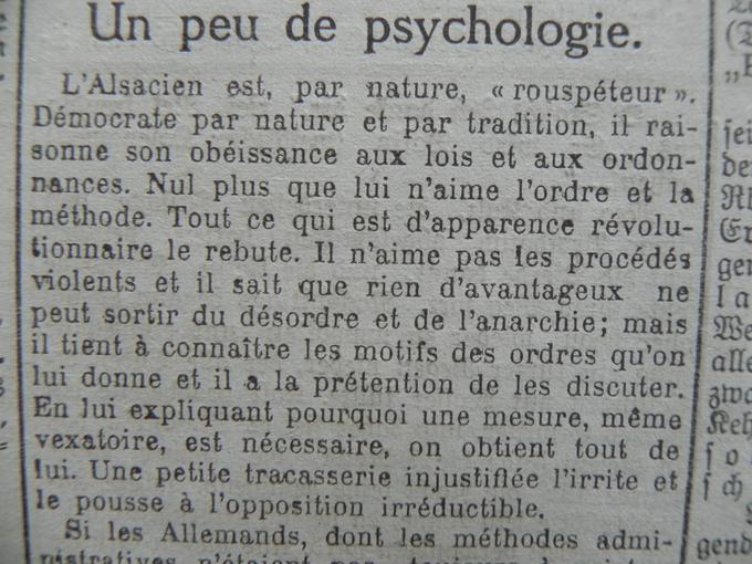 La nature de l'Alsacien.  Entre Avril et Juin 2019.