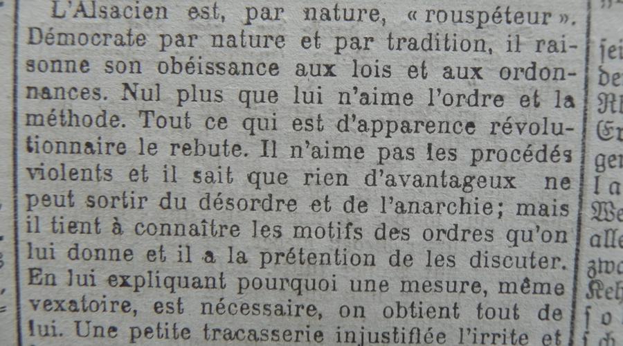 La nature de l'Alsacien.  Entre Avril et Juin 2019.