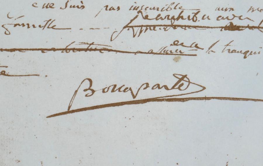 Signature de Napoléon Bonaparte