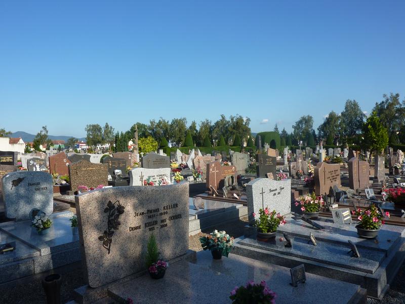 Vue du cimetière