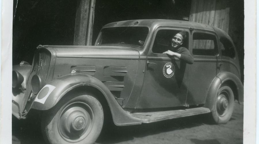 Albert Drouan au Fort Ducrot à Mundolsheim, entre Septembre 1939 et Juin 1940. 