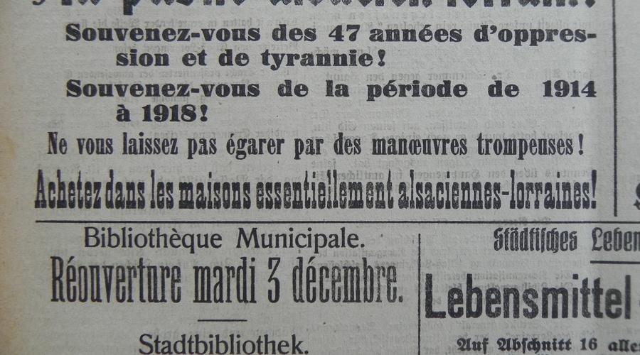 Novembre 1918.