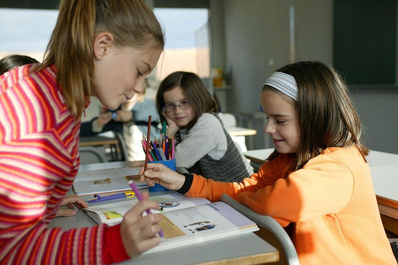 enfants à l'école