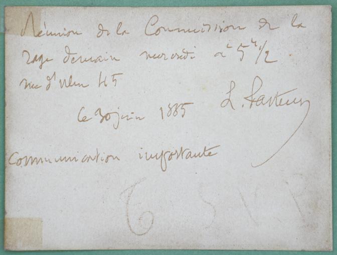 Signature de Louis Pasteur  