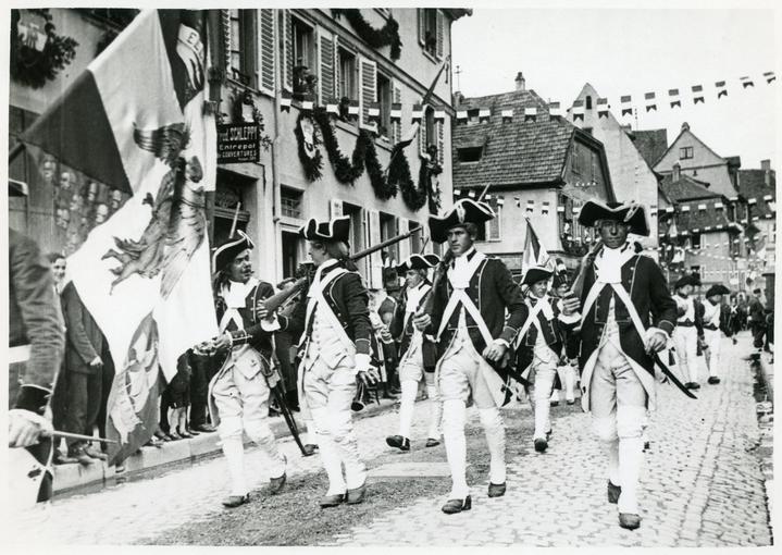 Chasseurs du Mail, 1er Bataillon de Paris (époque : 1792). 