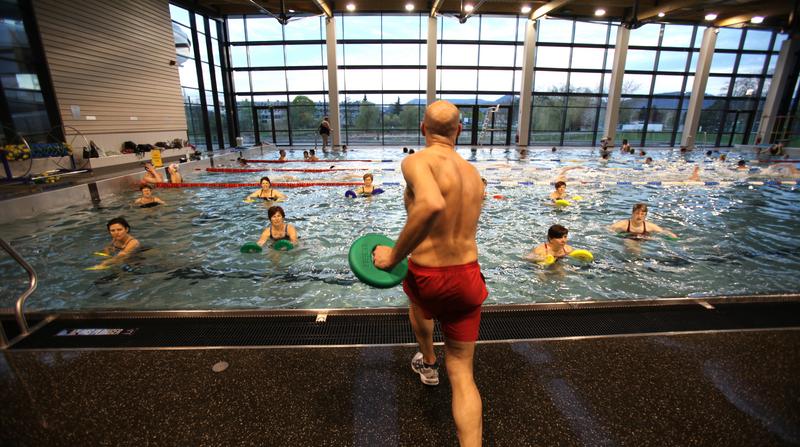 aquagym à la piscine des Remparts