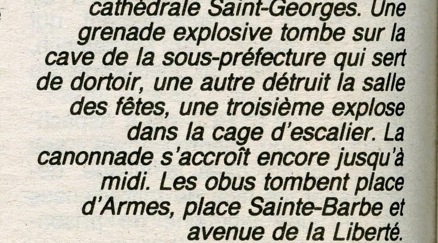 Témoignage de Jules Pfister, extraire de la page du 12 Décembre 1944. 