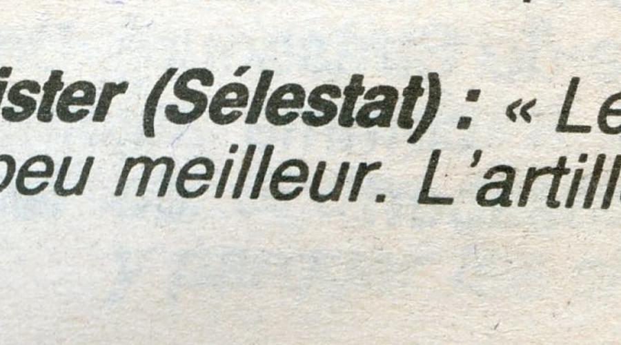 Témoignage de Jules Pfister, extrait du 15 Janvier 1945. 