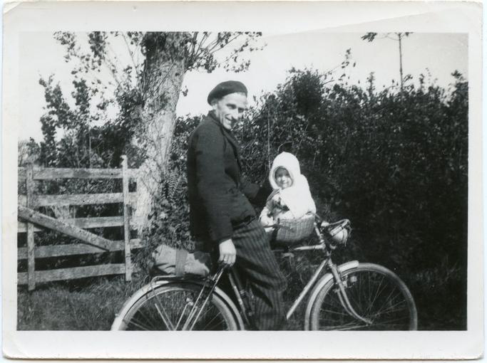 Albert Drouan et son fils Alphonse, en 1942. 