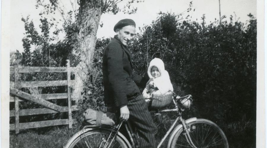 Albert Drouan et son fils Alphonse, en 1942. 