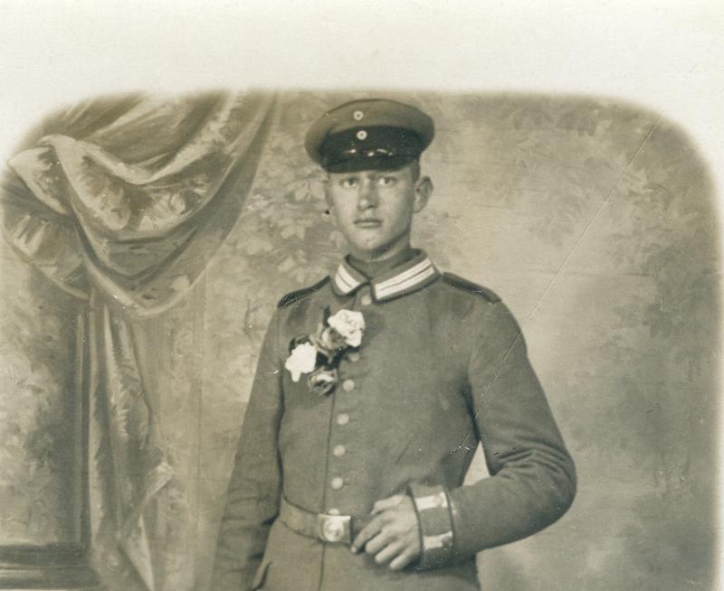 Photographie du jeune soldat Karl Krafft
