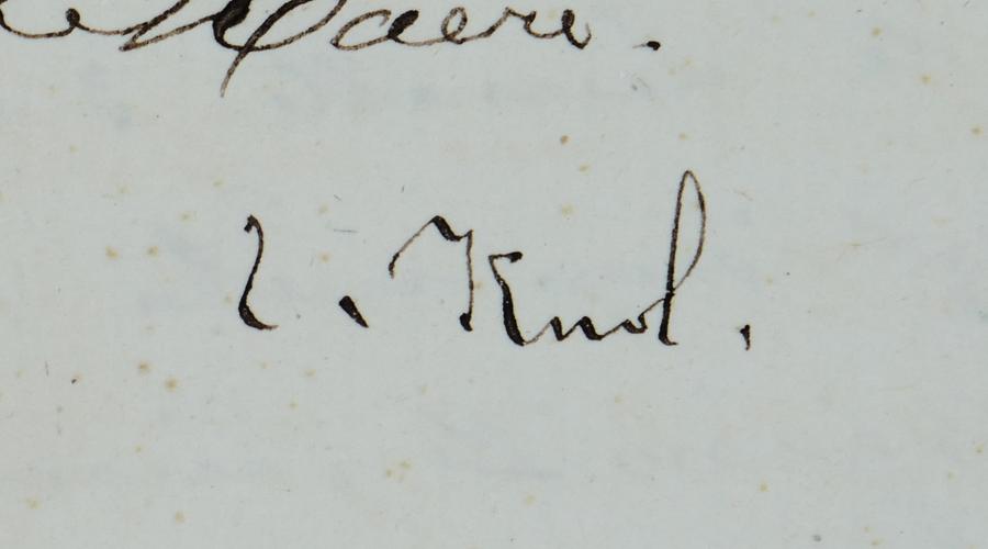 Signature de Marie-Charles Knol, maire de la ville de Schlestadt (1861 à 1869)